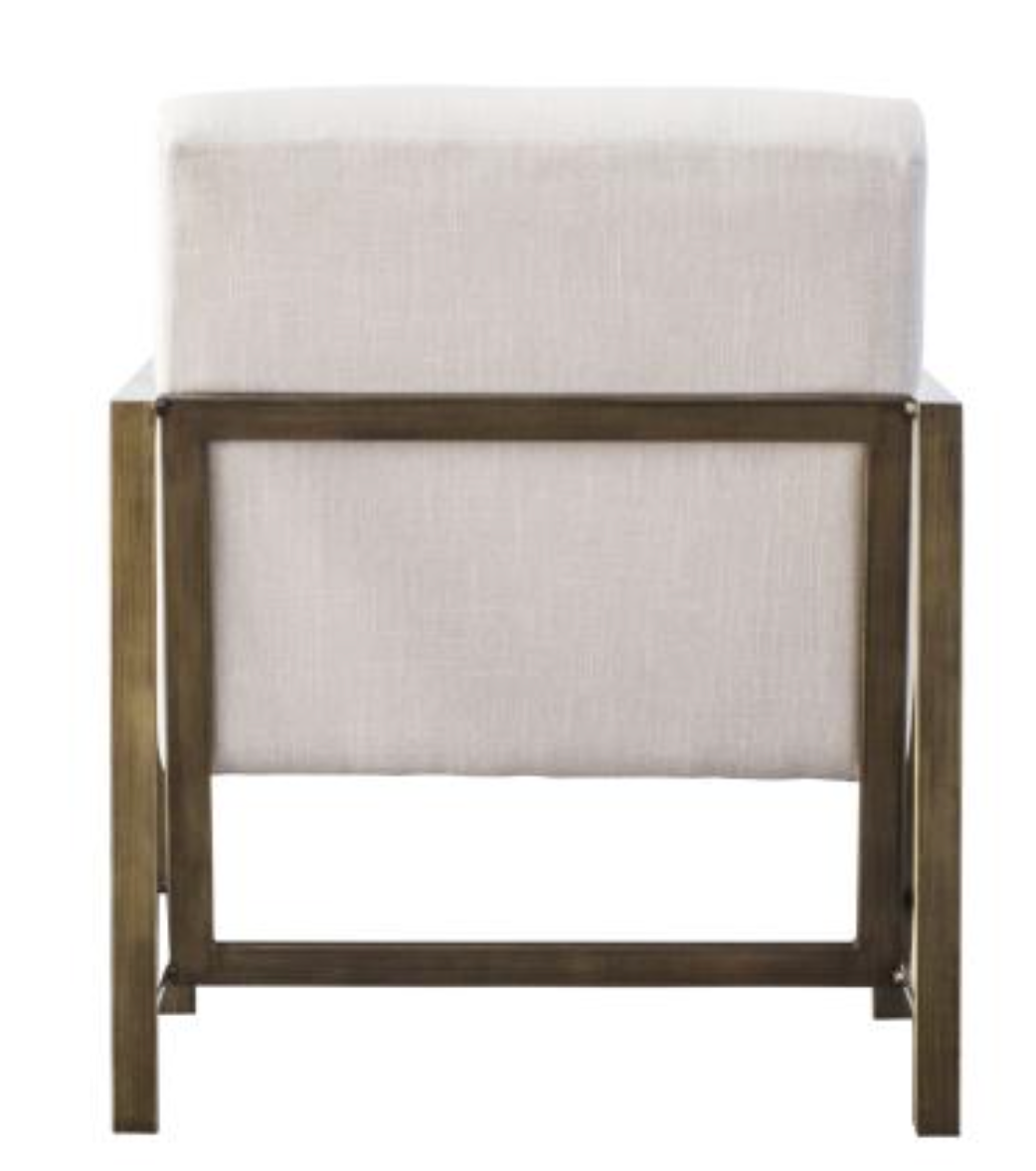 Florence Fabric Accent Arm Chair - Shortbread